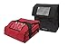 Outspot Bolsa de entrega 16″ - 18″ para delivery de pizza, libre de humedad, color negro, poliéster, aislante, capacidad para muchas cajas de pizza.