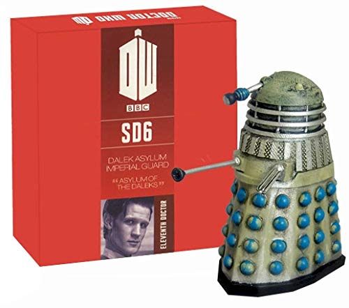 Official Licensed Merchandise Doctor Who Figurine Collection Dalek Asylum Imperial Guard From The Asylum Of The Daleks Hand Painted 1:16 Scale Collector Boxed Model Figure #SD6
