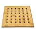 Sustainable Simplicity Lattice Bamboo Trivet, 2-pack, Square