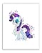 My Little Pony Wall Art Prints Decor - Set of 4 (8x10) Girls Poster Photos - Kids Bedroom Nursery