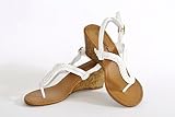 Twisted Women's RILEY Braided Gladiator Keyhole Low Wedge Sandal
