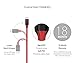 Micro USB Cable BlitzWolf 6ft Braided Android Charger Cable with Magic Tape Strap Tangle-Free Cellphone Fast Charging Cable for Android, Samsung Galaxy S7 Edge/S6/S5/S4, Note 5/4/3, HTC M9, Xperia Z