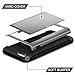 iPhone 6S Case, iPhone 6 Case, SAMONPOW Hybrid iPhone 6 Wallet Case Card Holder Shell Heavy Duty Protection Defender Shockproof Anti-Scratch Soft Rubber Bumper Cover Case for iPhone 6/6S - Grey