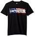 Carhartt Men's Lubbock Graphic Distressed Flag Short Sleeve T Shirt, Black, X-Large