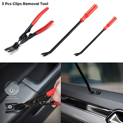 19Pcs Trim Removal Tool,Car Panel Door Audio Trim Removal Tool Kit