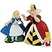 Westland Giftware Magnetic Ceramic Salt and Pepper Shaker Set, 4-Inch, Disney Alice and Queen of Hearts, Set of 2