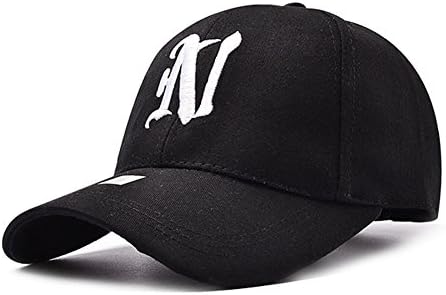 Classic Cotton Dad Hat Adjustable Plain Cap. Polo Style Low Profile (Black(N))