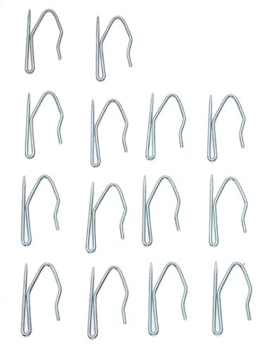 Kirsch 100 QTY: Levolor 1-1/2-Inch Length Heavy Duty Pin-On Hook (MPN# 1011C-061)