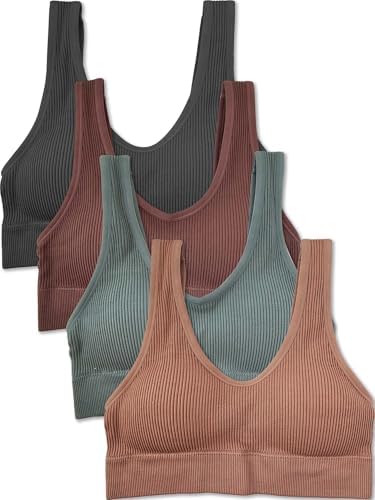Felina Paramour Body Smooth Seamless Wireless Bralette 2-Pack