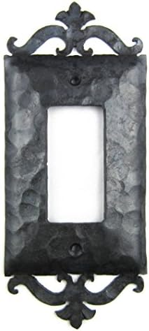 Spanish Scroll Wrought Iron Single GFI Decora Switch Plate Cover EPH23