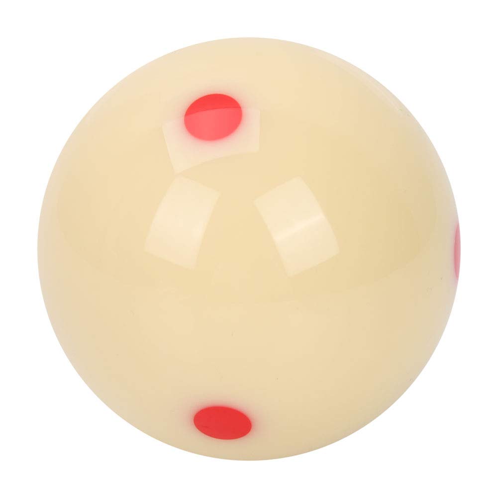 RiToEasysports 5.72cm Resin Billiard Training Ball, Red Dot Spot Practice Pool Balls for Adults Kids Pool Table Rest Cue