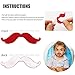 DecoTiny 60 Pack Novelty Mustache+Eyebrow+Beard Set Self Adhesive Facial Party Cos Favors