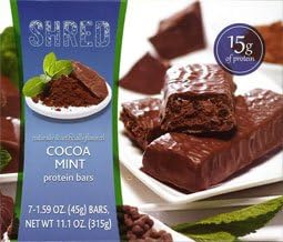 Shred Bars- Cocoa Mint 1.55 Oz-box of 7