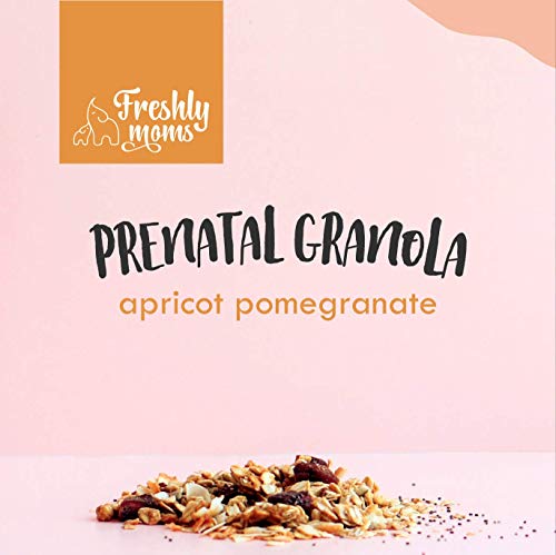 Freshly Moms Organic Prenatal Granola - Promotes Prenatal Wellness, Nourishes Mother and The Baby - Contains Natural Prenatal Vitamins and Nutrients