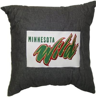 Minnesota Wild NHL Hockey Denim Pillow