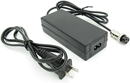 24volt 2a Electric Scooter Battery Charger for Razor E100 E125 E150 E200 E300 E500 PR200 MX350, Pocket Mod, Sports Mod, and Dirt Quad, Ground Force, 3-Prong Inline US Plug