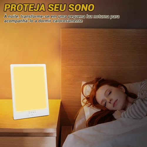 Lâmpada Solar sem UV, Lâmpada Terapia vom Luz Led sem UV, Terapia de Luz Inteligente Solar Led