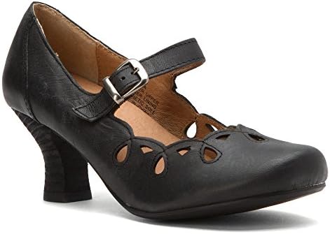 Crowne Comforteur Women's Chelsea Black Distressed Goat 10 M