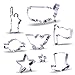 4th of July Cookie Cutter Set - 8 Piece - Stainless Steel