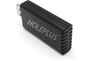 HOLEPLUS Wireless CarPlay USB Dongle Adapter Fastest and Compact Factory Wired CarPlay Cars USB-A or USB-C Wired CarPlay (T3331)