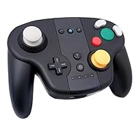 Leiyini Wireless Bluetooth Gamepad Compatible Controller with Switch/Windows PC Dual Vibration/NFC Function for NS Switch Controller for Switch Pro 360 Degree All-Round Precision Operation Black