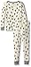 Burt's Bees Baby Unisex Baby Little Kid Organic 2 Piece Pajama Set, Ivory Trees, 4T