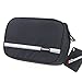 Relavel Hanging Toiletry Bags Travel Organizer Handbag Waterproof Compact Cosmetic Bag Carry Case with Hanging Hook for Personal Care Hygiene Purse (Black)