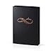 Leather Writing Notebook Journals for Men | Personalized Wedding, Anniversary, Travel, Birthday & Christmas Gift | Authentic Blank and Lined Cream Paper| Elegant Black Color with Bronze Gold Embossing