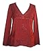 Agan Traders Women's Gypsy Medieval Embroidered Relax Tunic