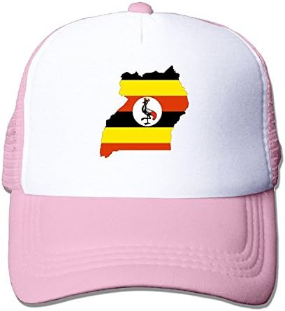 Adult Unisex Flag Map Of Uganda 100% Nylon Mesh Caps One Size Fits Most Custom Your Own Mesh Caps Adjustable