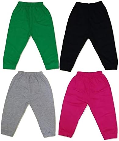 Chirsh® Baby Cotton Pyjama/Pants (Multicolour 0-6 Months) Pack of 4