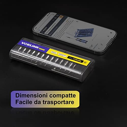 Set Cacciaviti Precisione 25 in 1 Kit Riparazione Occhiali, Orologi