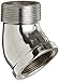 Merit Brass-C103A-08 Chrome Plated Brass Pipe Fitting, 45 Degree Street Elbow, 1/2