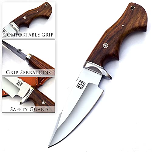 FH KNIVES 10 inch Handmade Fixed blade Hunting knife with sheath Full