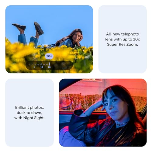 Google Pixel 10 - Unlocked Android Smartphone - Gemini AI Assistant - Advanced Triple Rear Camera, Fast-Charging 24+ Hour Battery, and 6.3