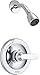 Delta Faucet Foundations 13 Series Single-Function Shower Trim Kit with Single-Spray Shower Head, Chrome BT13210 (Valve Not Included) primary