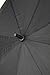 ScratchPlay Golf Umbrella for Outdoor Travel Sports - Protects from Beach Sun Rain and Shade -Automatic Opening Lightweight Double Vented Wind Resistant Waterproof Canopy Fiberglass Frame Black