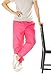 Funny Guy Mugs 80s & 90s Retro Neon Windbreaker Pants, Large