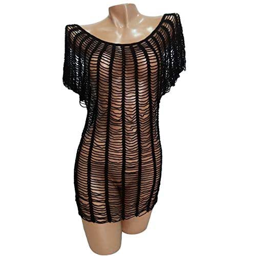 Black net swimsuit cover up Clearance