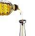 Venero Olive Oil & Vinegar Dispensers, Set of 2 Glass Bottles, 19 oz Olive Oil Dispenser Bottle Set for Kitchen, Stainless Steel Pourer Spouts & Funnel, Cooking Oil Cruet, Salad Dressing Container