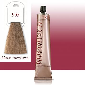 Keramine H Colorazione Professionale 90 Biondo Chiarissimo 100 Ml Kh Tinta Per Capelli Professionale Colorazione Permanente Ad Ossidazione