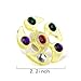 PROLOSO 24 Pcs LED Rings Light Up Fidget Toys Glow in The Dark Party Favors Spinning Tops Flashing Jewelry