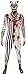 Zombie Clown Jaw Dropper Morphsuit Adult Costume