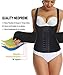 HOPLYNN Neoprene Sauna Sweat Waist Trainer Corset Trimmer Vest for Women Weight Loss, Waist Cincher Shaper Slimmer