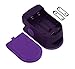 Zacurate Pro Series 500DL Fingertip Pulse Oximeter Blood Oxygen Saturation Monitor with Silicon Cover, Batteries and Lanyard (Royal Violet)