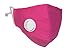 PM2.5 Pink Travel Mask with Exhale Valve + 4 N99 Filter Set (Available in Black, Navy, Beige, Grey and Pink)