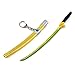 Brdwn Unisex Cosplay Genji Hanzo Model Key Ring,Genji Gold(18cm)