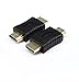 SinLoon HDMI Male to Male Adapter, 19 Pin HDMI Male Type A to HDMI Male Type A M/M Extender Adapter Converter Coupler Connector for HDTV(2-Pack,Gold Plated)