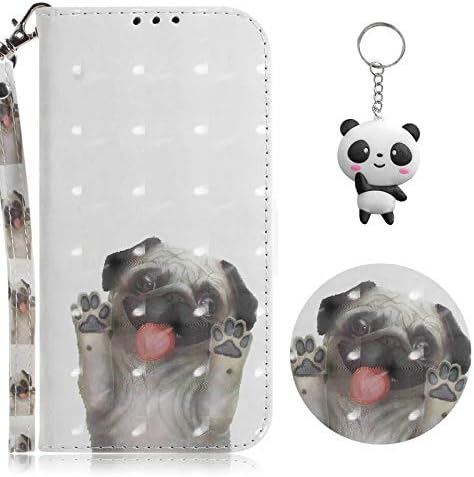 crisant Samsung Galaxy J5 2016 / J510 Case Funny pug Wallet Magnetic Closure Stand Phone Flip Cover For Samsung Galaxy J5 2016 / J510 (5,2 Inch) With One Gift