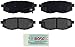 Bosch BE1124 Blue Disc Brake Pad Set SCION: 2013-16 FR-S; SUBURU: 2006-07 B9 Tribeca, 2013-15 BRZ, 2014-15 Forester, 2010-14 Legacy, 2010-14 Outback, 2008-14 Tribeca - REAR